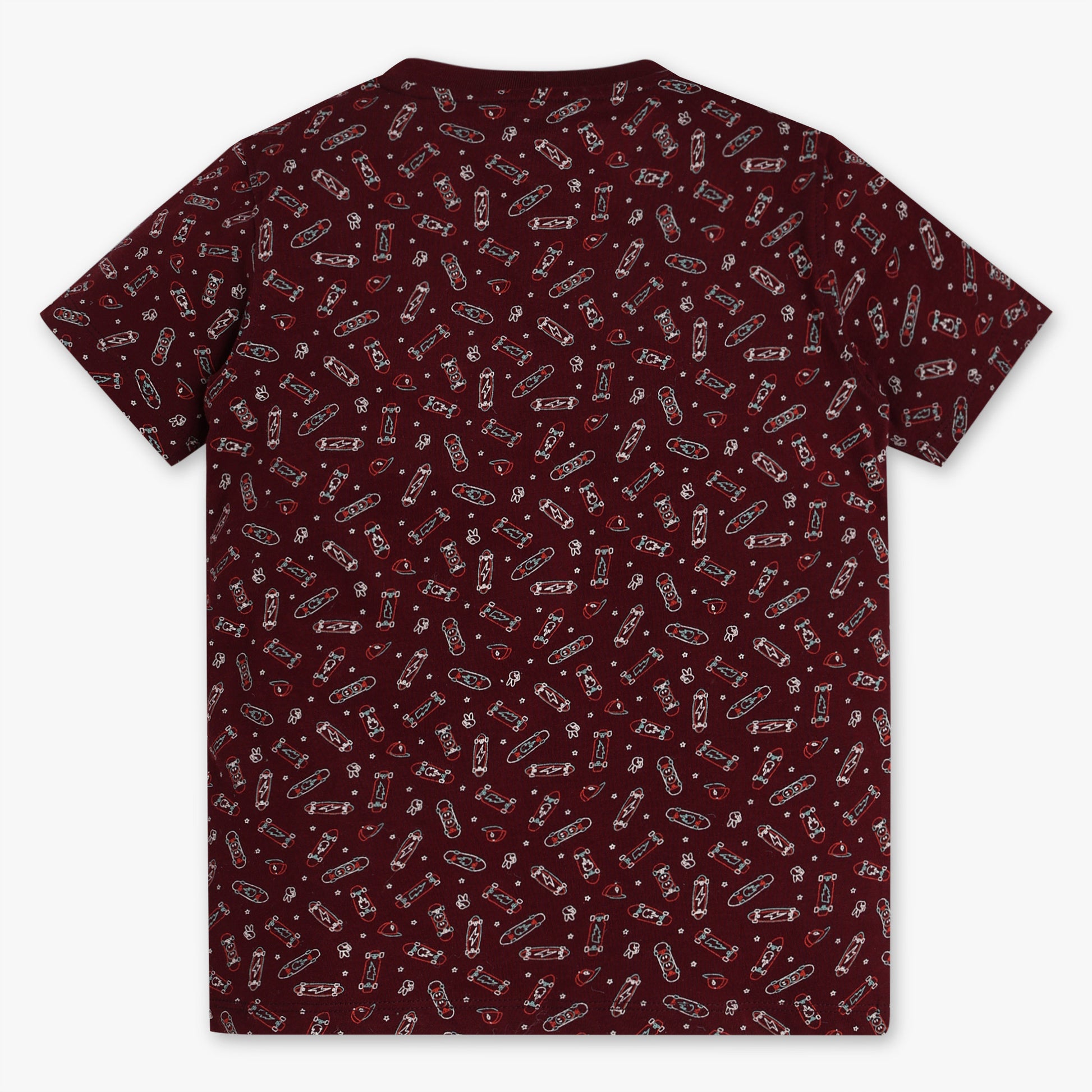 Boys All Over Print Sleepwear T-shirt with Short Set