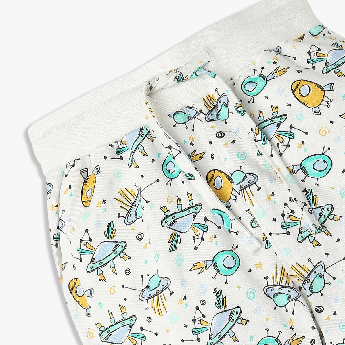 Order Now Boys All Over Print Crew Neck Regular Fit Mid Rise Sleepwear Sleep Set by Style Union