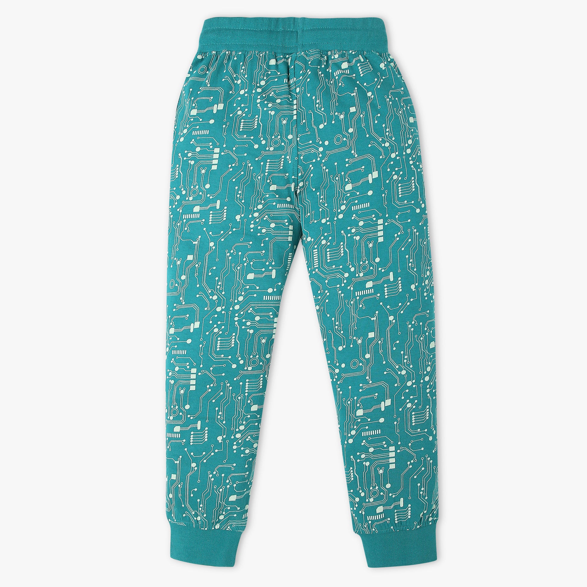 Boys Cotton T-Shirt with Trackpant Sleepwear Snooze Set