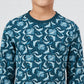 Cotton Printed Full Sleeve T-Shirt with Track Pant Sleepwear Set