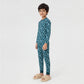 Cotton Printed Full Sleeve T-Shirt with Track Pant Sleepwear Set