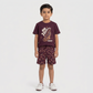 Boys Cotton Printed T-Shirt with Short Set