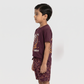 Boys Cotton Printed T-Shirt with Short Set