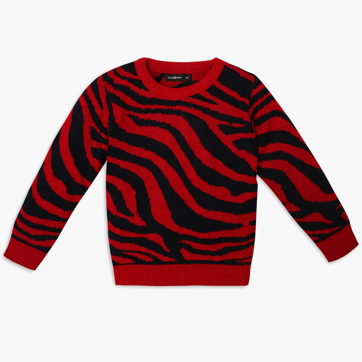 Boys Regular Fit Solid Sweater