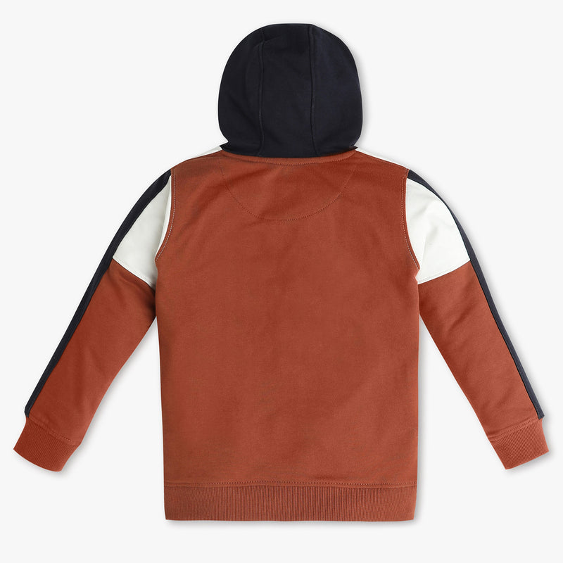 Boys Cut and Sew Hoodie Pop Sweat Tee