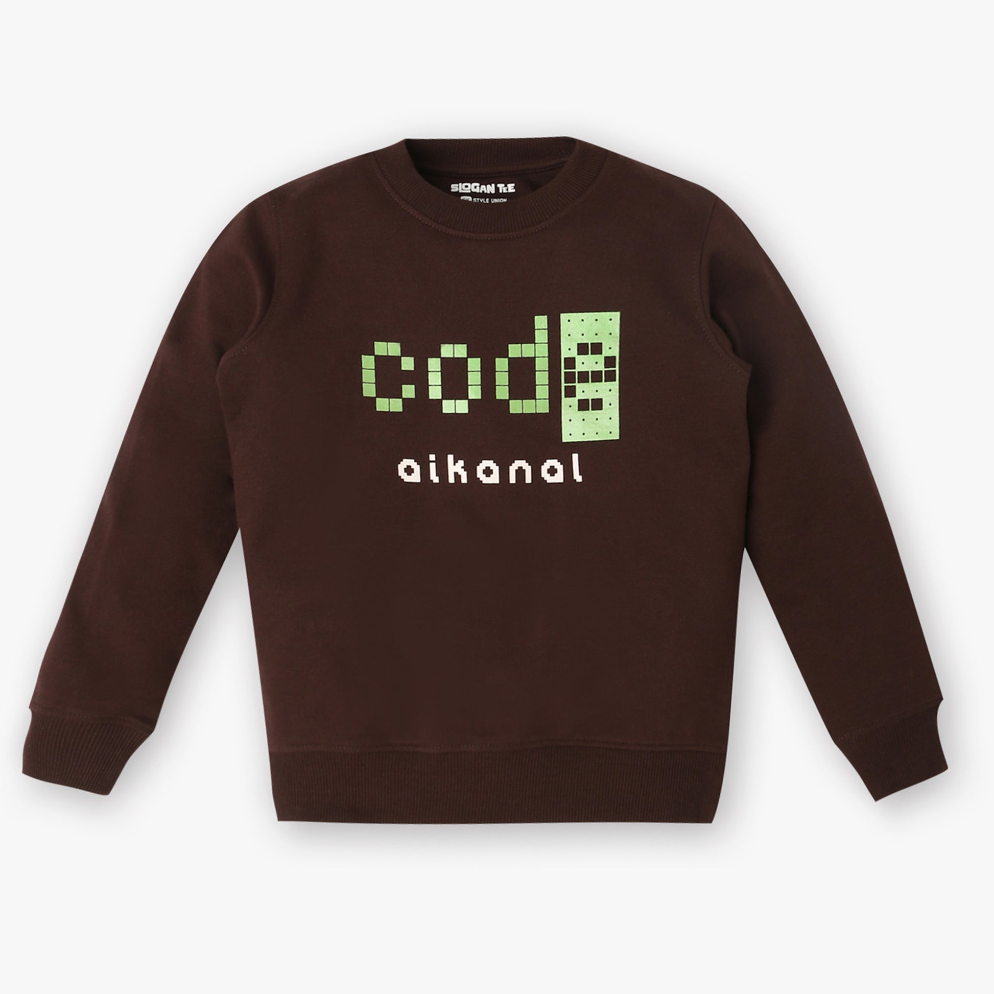 Boys Printed Slogan Sweat Tee