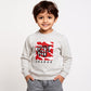 Boys Printed Slogan Sweat Tee