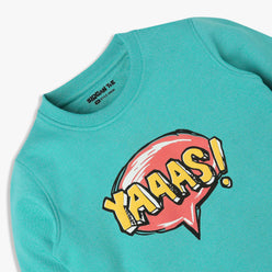 Boys Graphic Crew Neck Sweat Tee