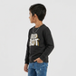 Boys Printed Slogan Sweat Tee