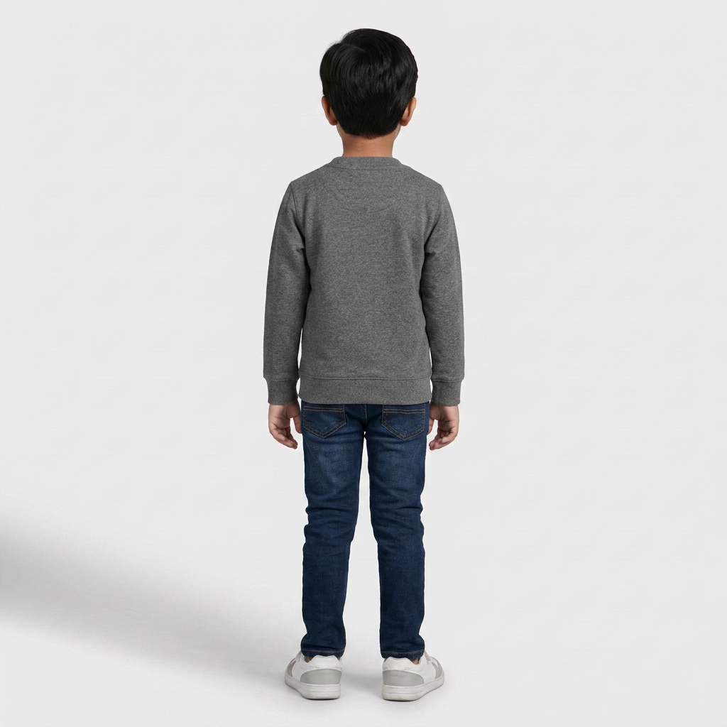 Boys Printed Slogan Sweat Tee