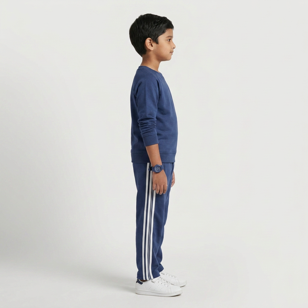 Boys Cotton Solid Sweat Tee