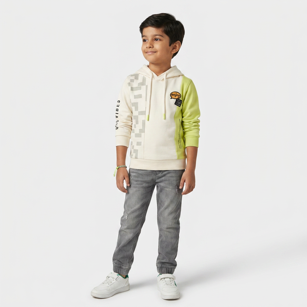 Boys Cotton Printed Sweat Tee