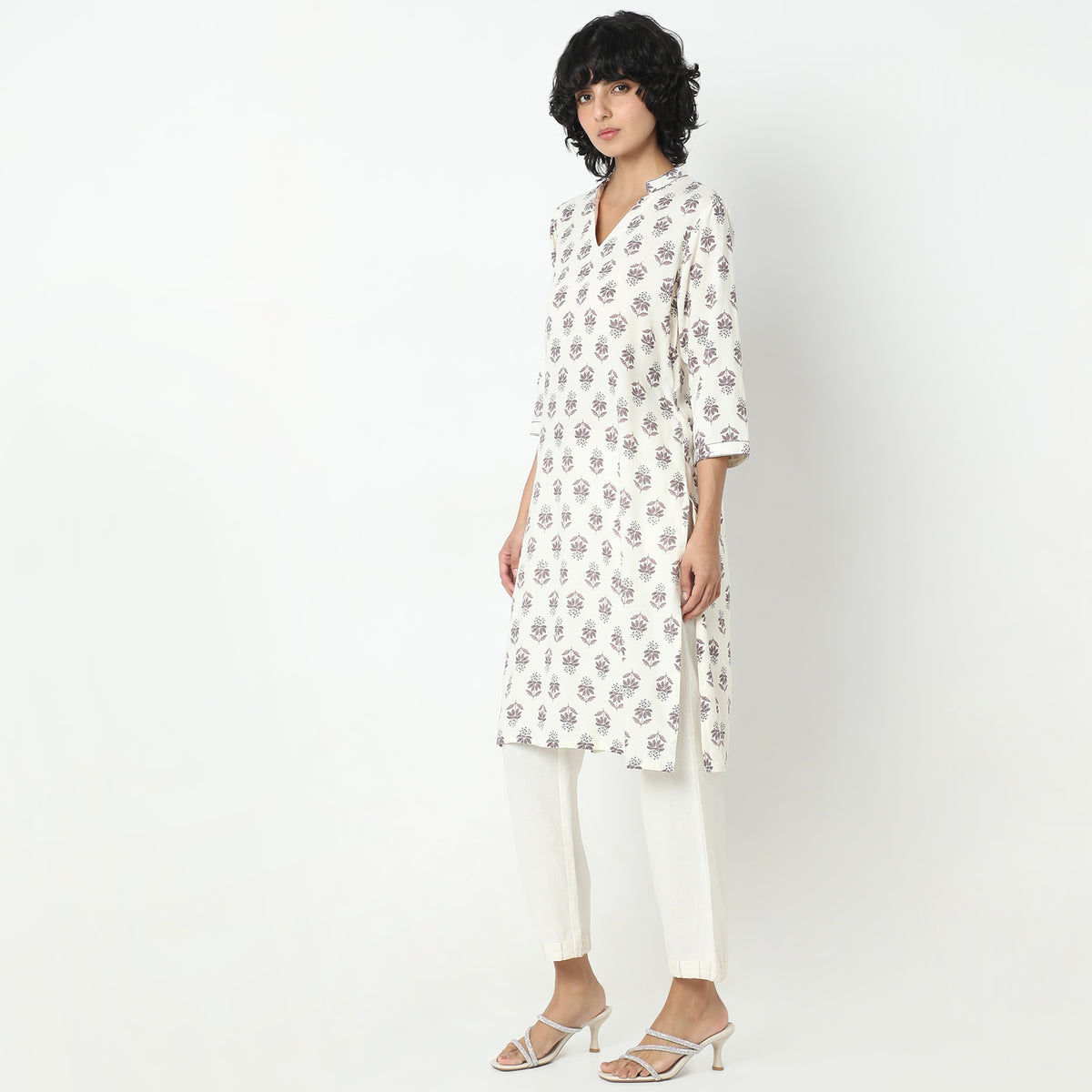 Straight Fit Printed Kurta