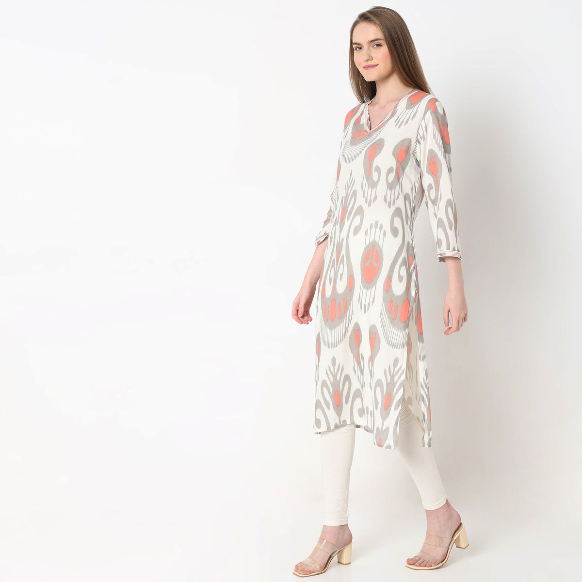 Straight Fit Printed Kurta