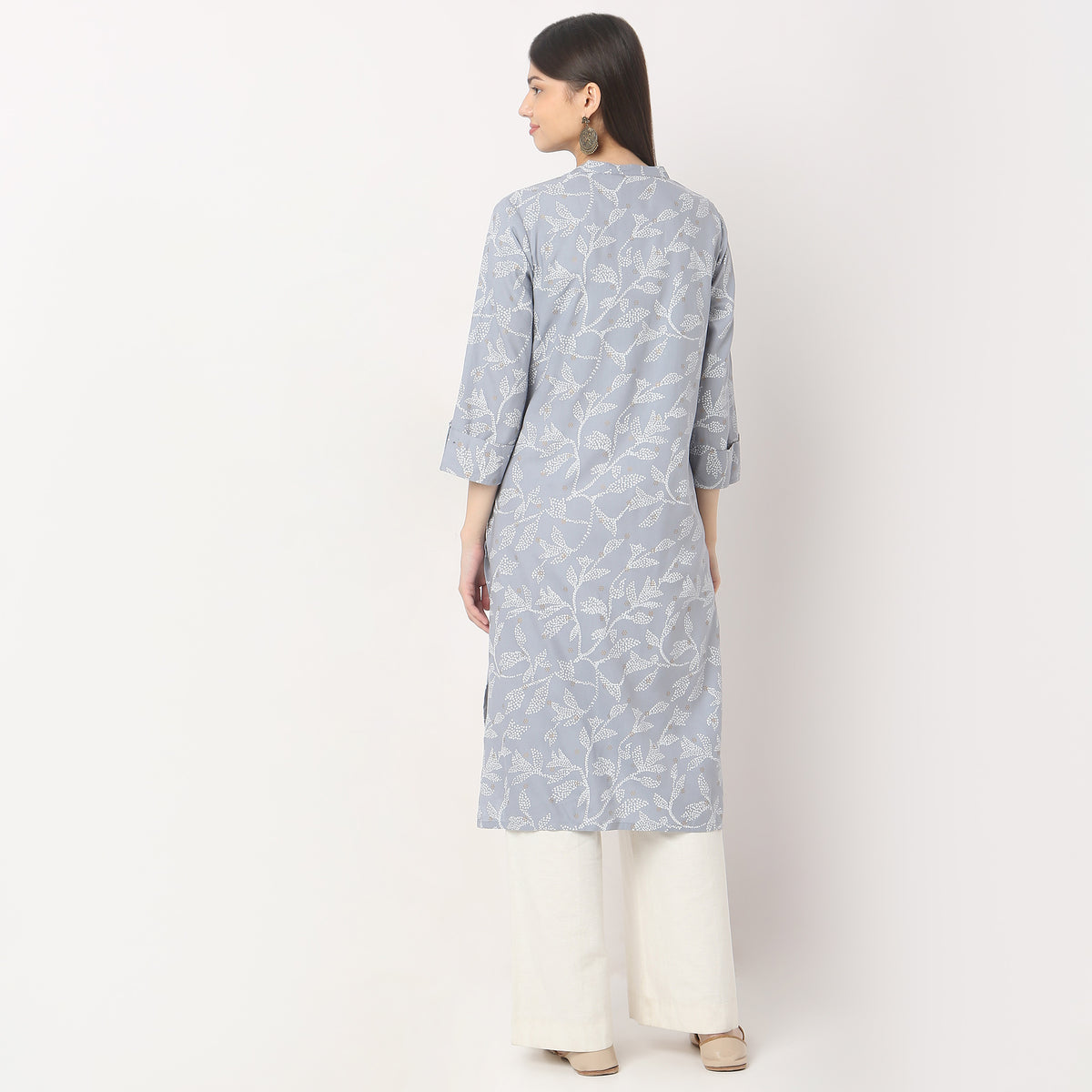 Straight Fit Printed Kurta