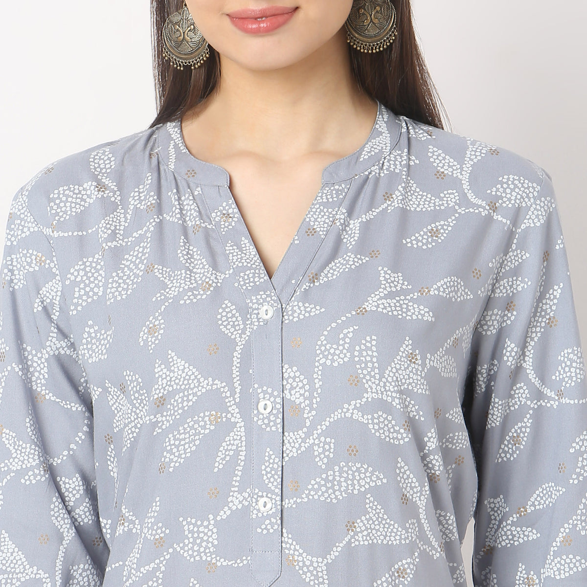 Straight Fit Printed Kurta