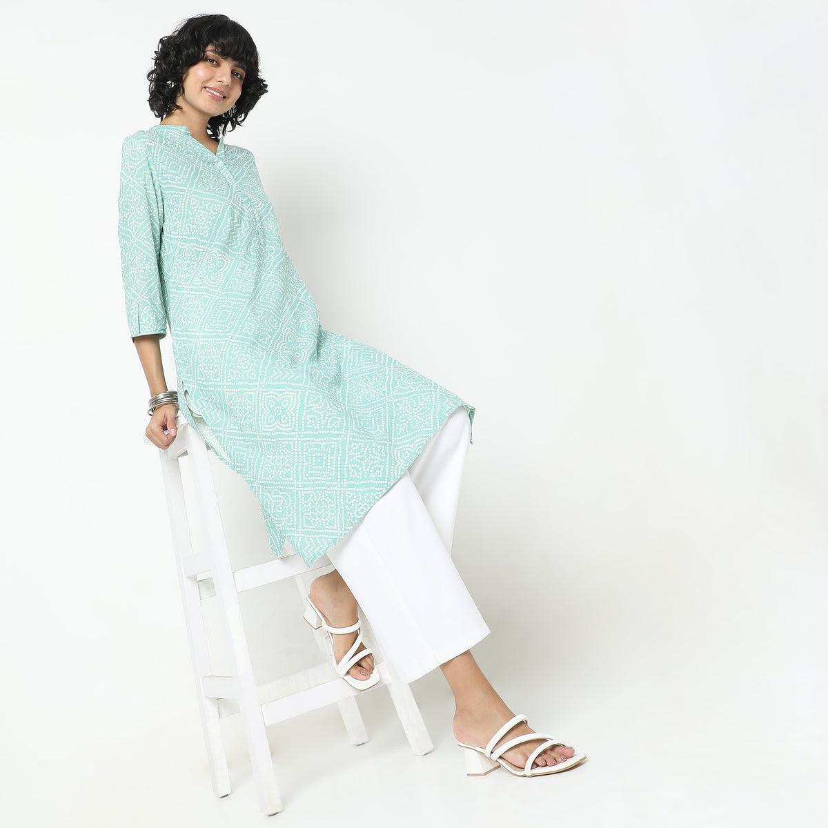 Straight Fit Printed Kurta