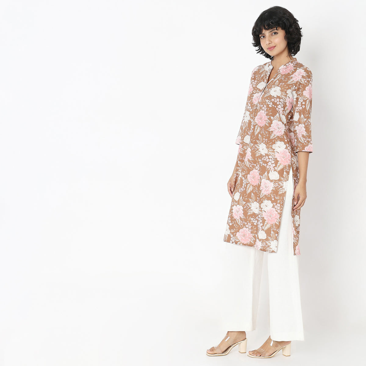 Straight Fit Printed Kurta