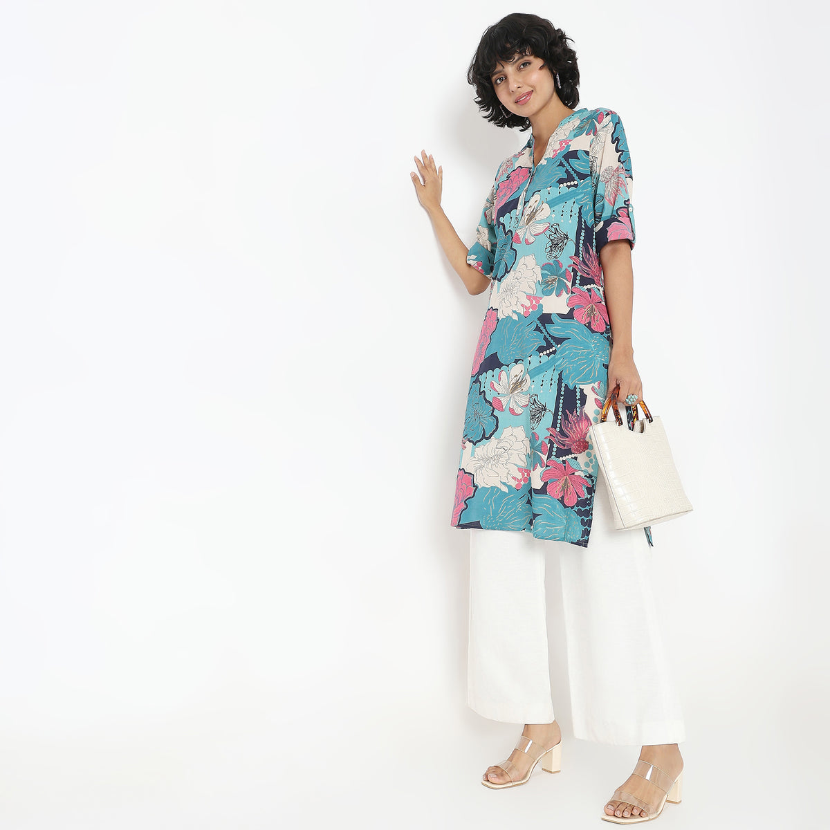 Straight Fit Printed Kurta