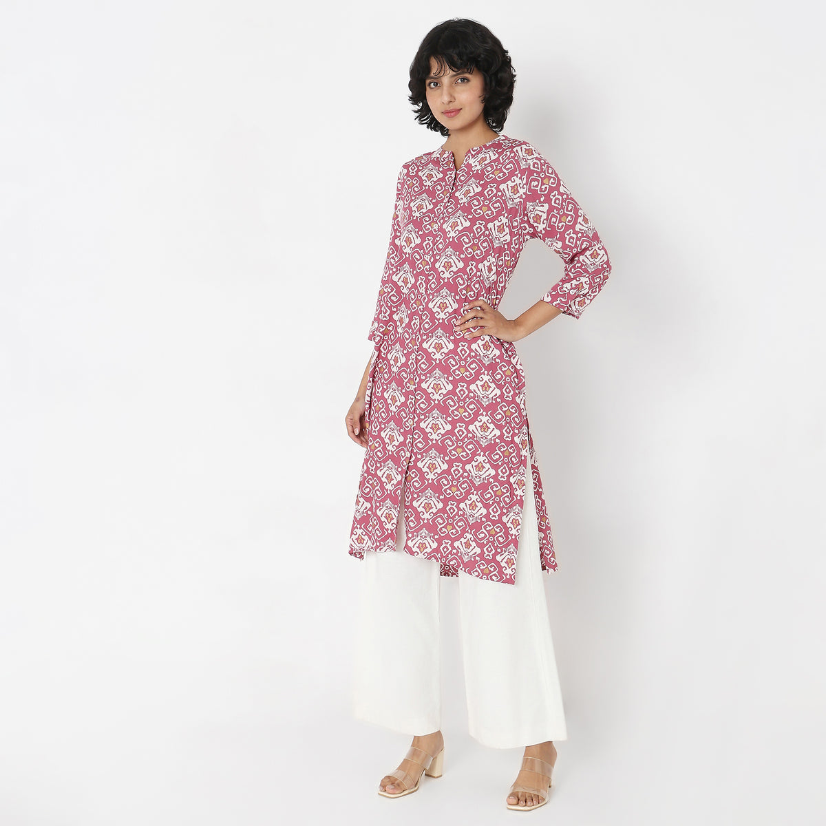 Straight Fit Printed Kurta