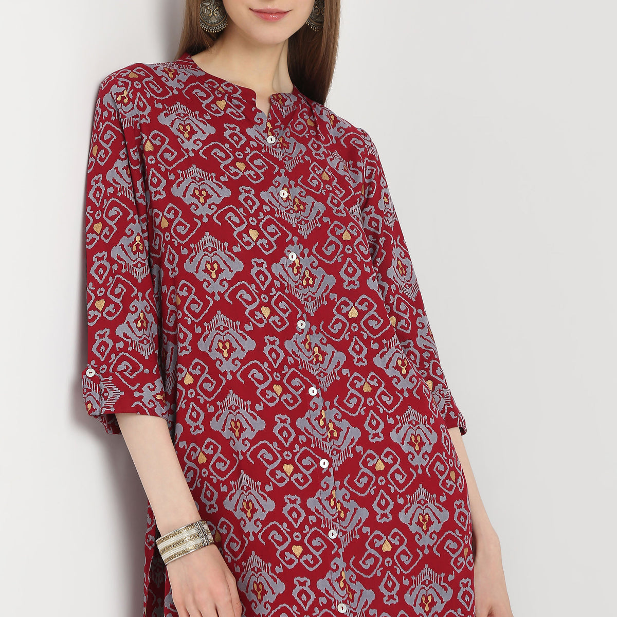 Straight Fit Printed Kurta