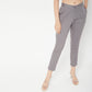 Slim Fit Solid Mid Rise Pants