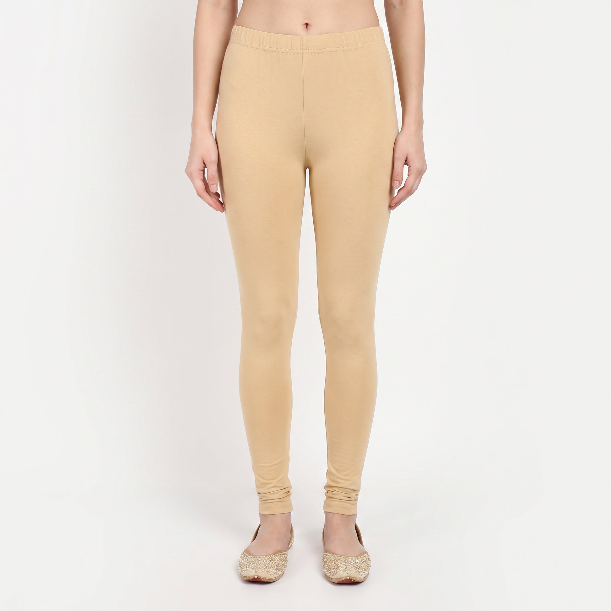 Slim Fit Solid Leggings