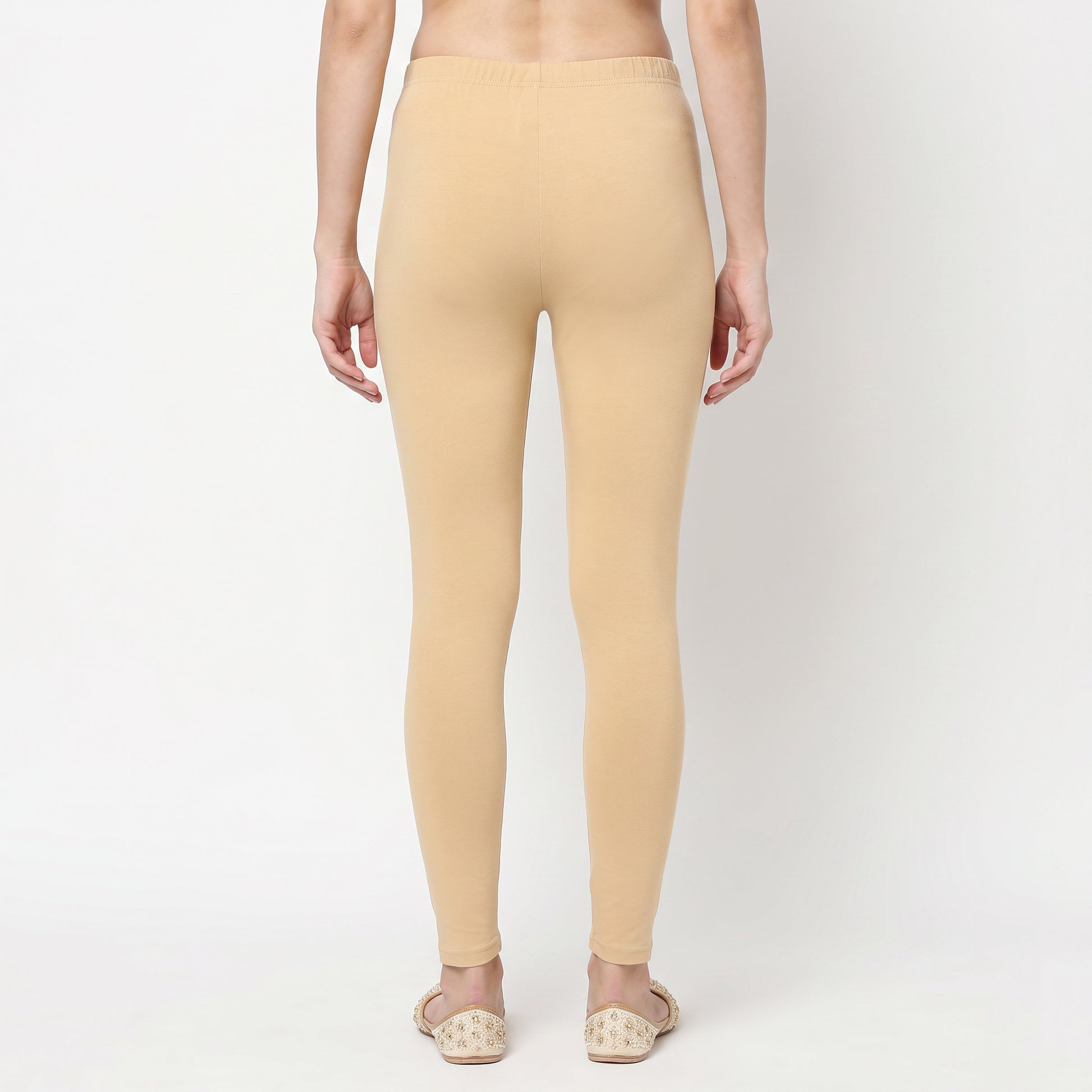 Slim Fit Solid Leggings