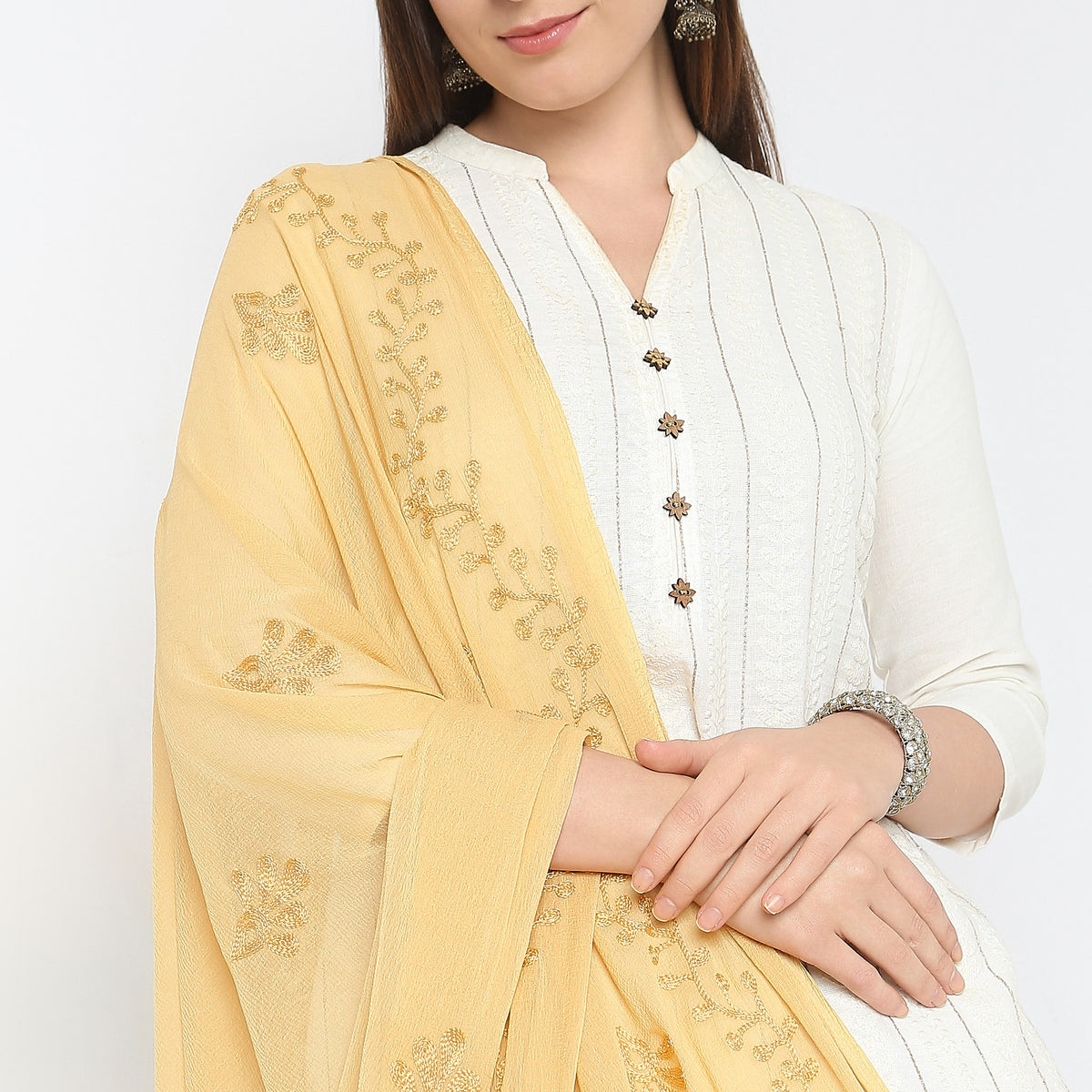 Nylon Embroidered Dupatta