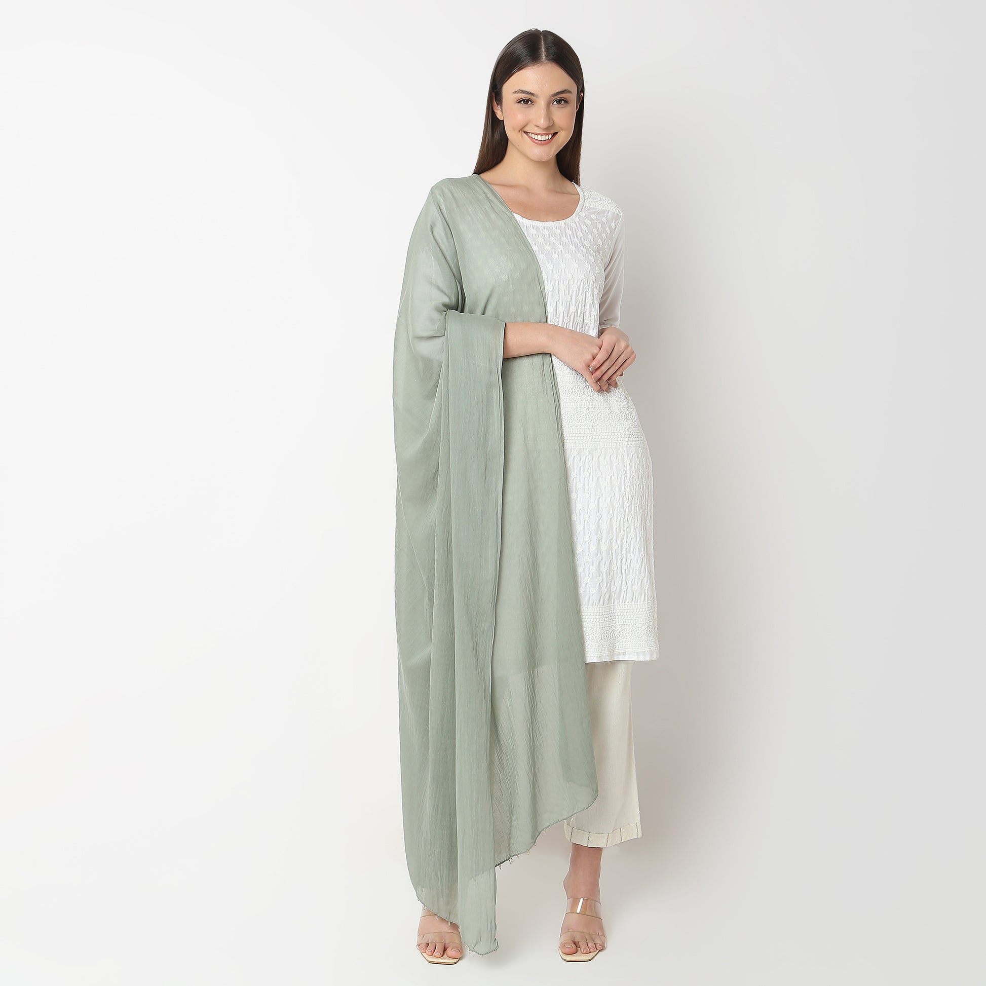 Cotton Solid Core Dupatta