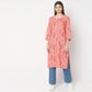 Straight Fit Printed Kurta
