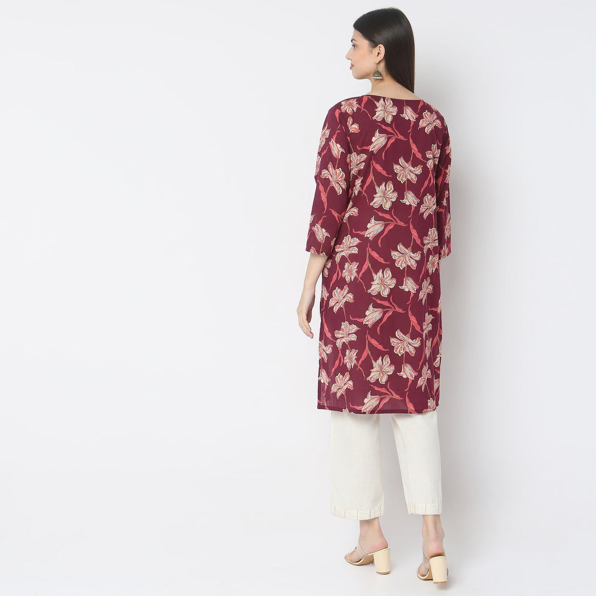 Straight Fit Printed Kurta