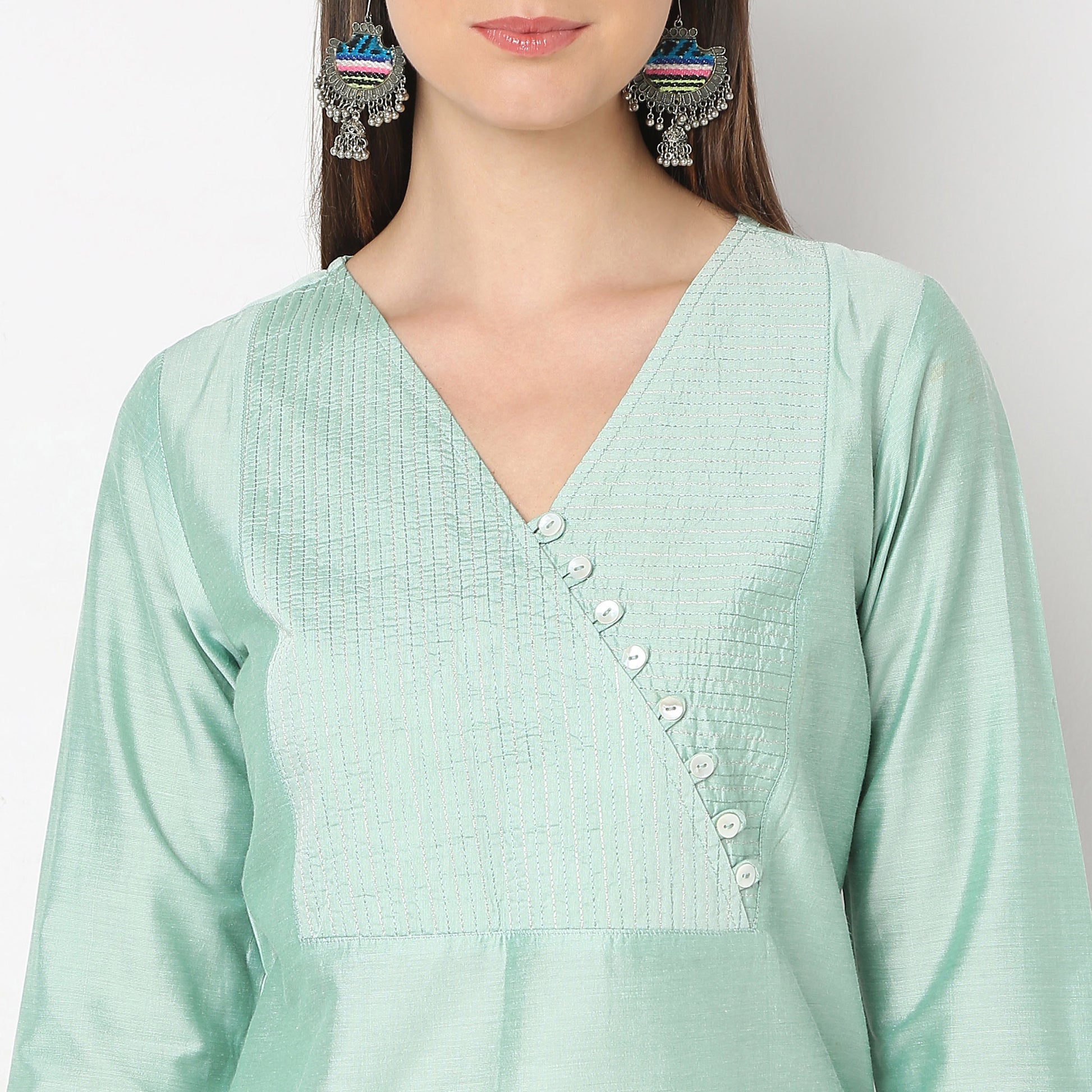 Regular Fit Solid Kurta