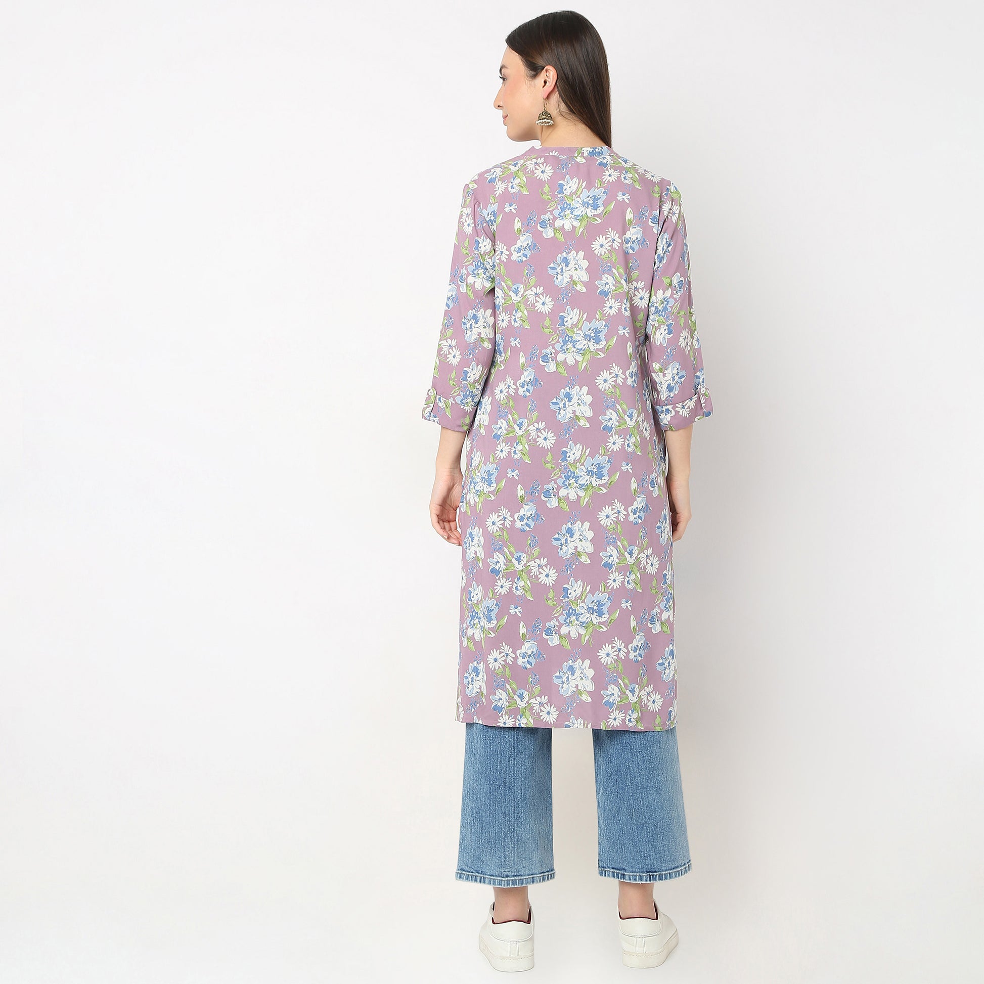 Straight Fit Printed Kurta