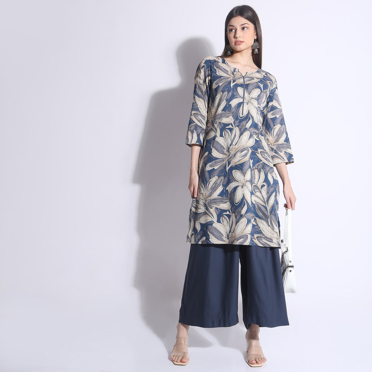 Straight Fit Printed Kurta