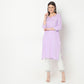 Straight Fit Embroidered Kurta