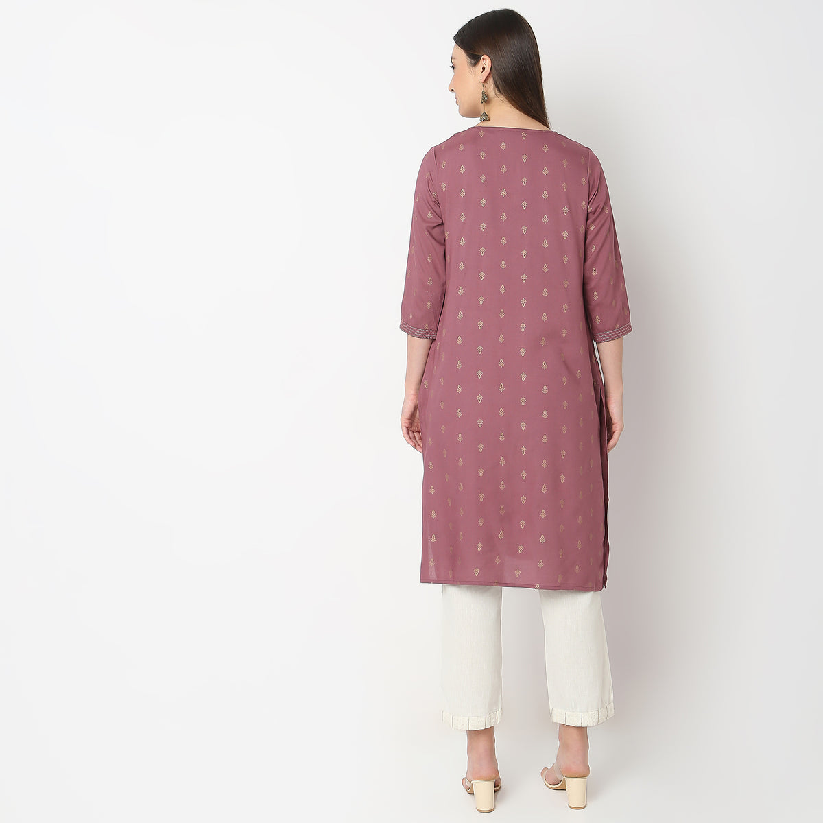 Straight Fit Printed Kurta