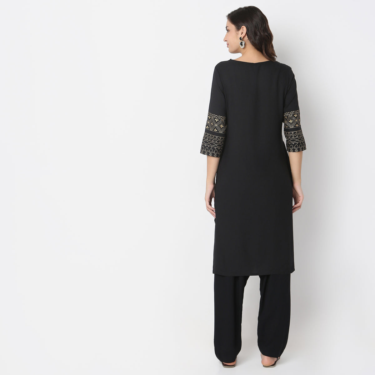 Straight Fit Solid Kurta