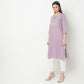 Regular Fit Embroidered Kurta