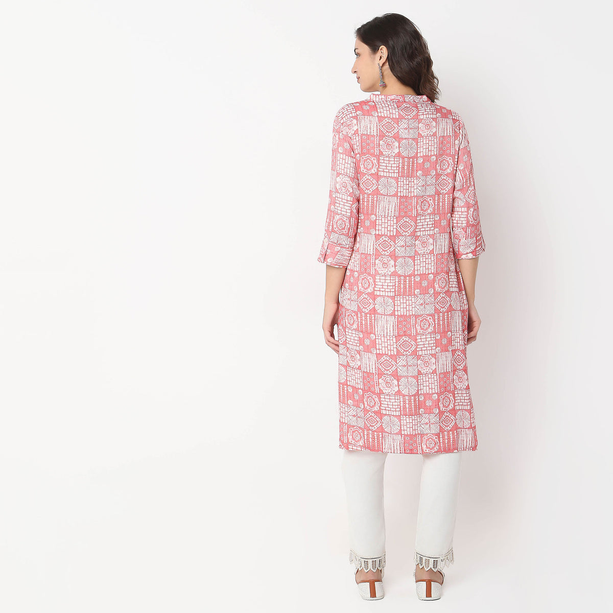 Straight Fit Printed Kurta