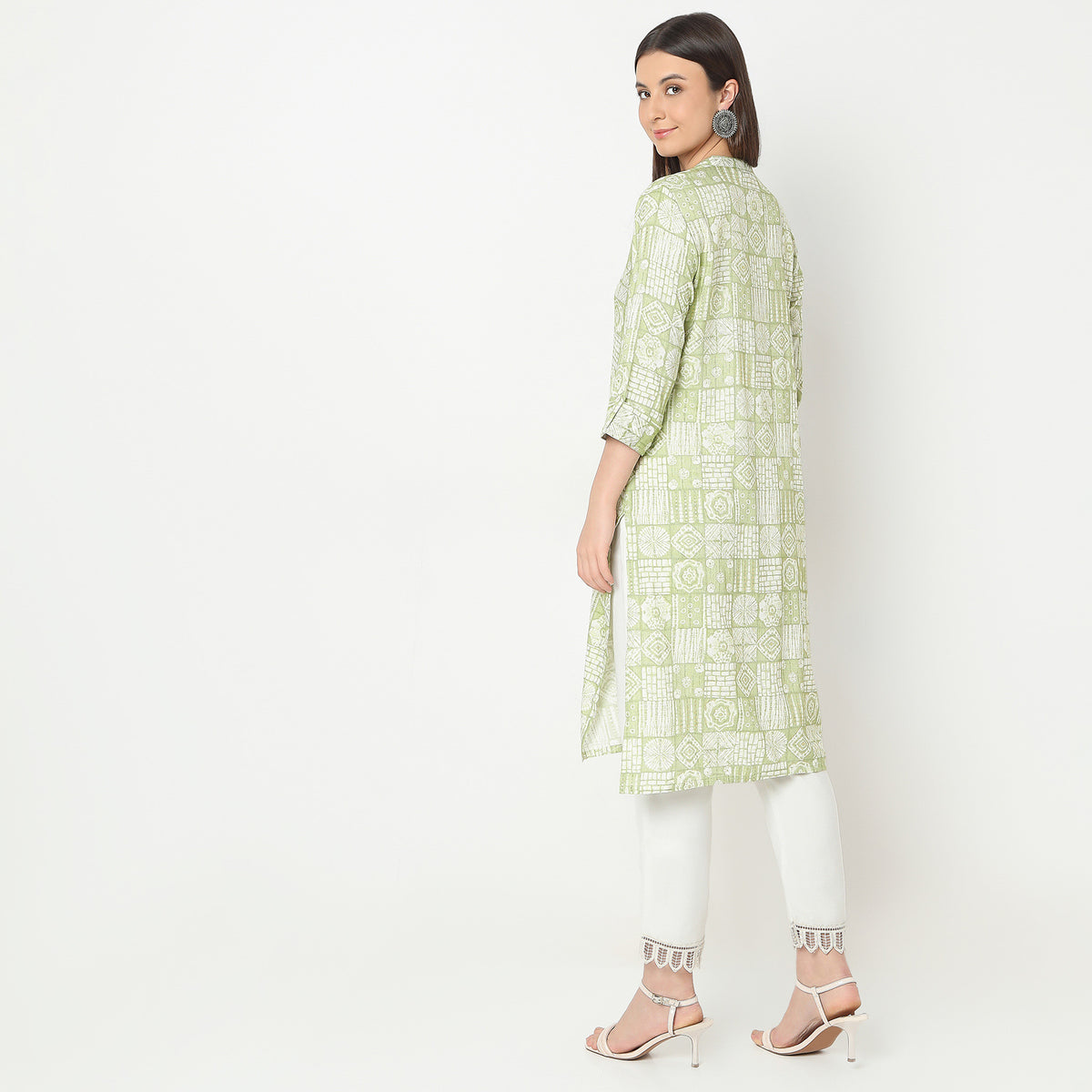 Straight Fit Printed Kurta