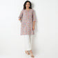 Round Neck Printed Kurta
