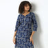 Straight Fit Floral Round Neck Kurta