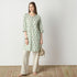 Straight Fit Floral Knee Length Kurta