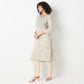 Straight Fit Printed Round Neck Kurta