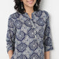 Order Now Women Printed Band Neck Straight Fit Ethnic Wear Kurta by Style Union