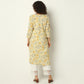 Straight Fit Printed Round Neck Kurta