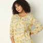 Straight Fit Printed Round Neck Kurta