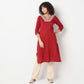 Straight Fit Solid V-Neck Kurta