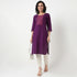 Order Now Women Embroidered Round Neck Straight Fit Ethnic Wear Kurta by Style Union